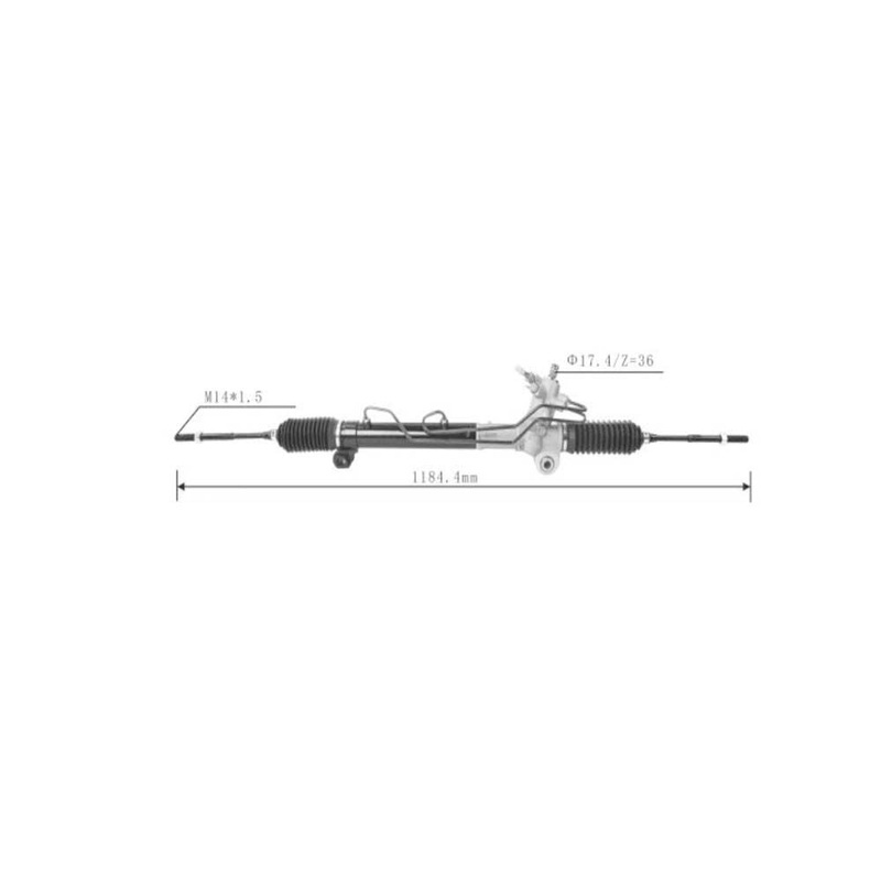 Power Steering Gear Rack Replacement Parts for Nissan X-Trail T30 49001-ES60C 49001-8H900 49001-8H90B 49001ES60C 490018H900 490018H90B LHD
