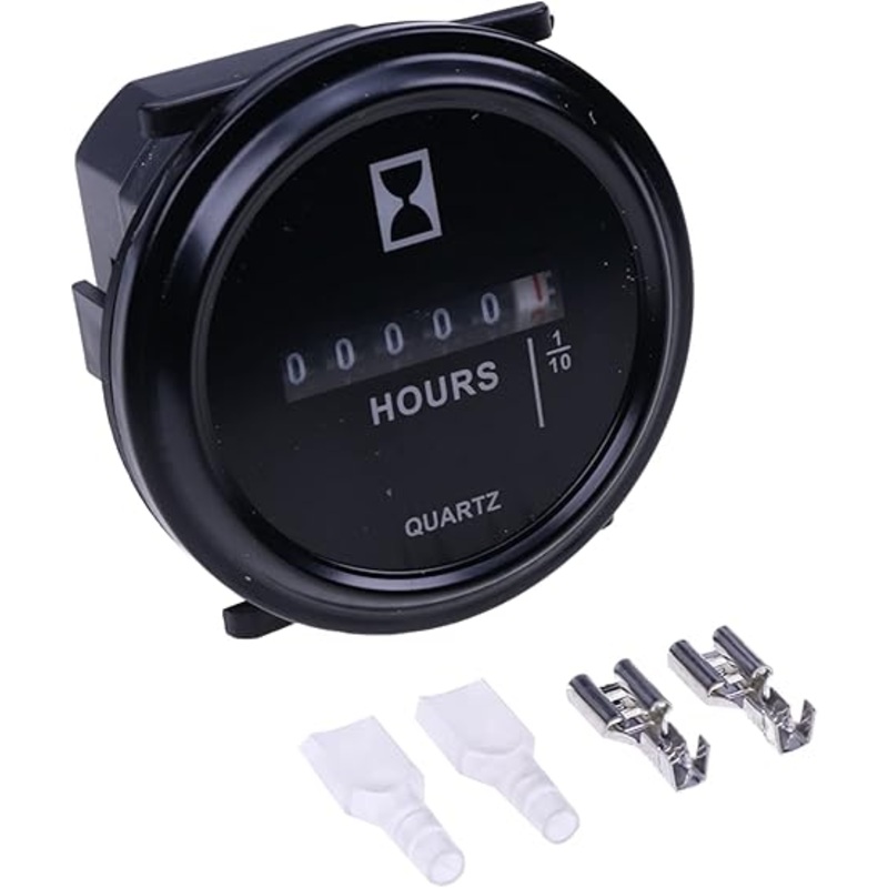 Hour Meter 19506GT Compatible for Genie Lift GR-08 GR-12 GR-20 GS-1530 GS-1930 GS-2646 GS-3390 QS-12R QS-15R S-40 S-60 S-80 Z-20/8 Z-45/25 Z-60/34