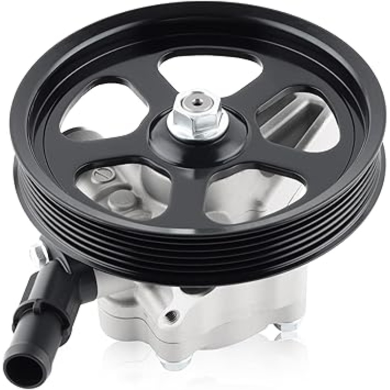 21-5193 Power Steering Pump with Pulley Fit for Honda Ridgeline RT/RTL/RTS/RTX/LX/DX/EX-L 2006-2011 V6 3.5L Automotive Replacement Power Steering Pumps 56110-RJE-A01 Power Assist Pump