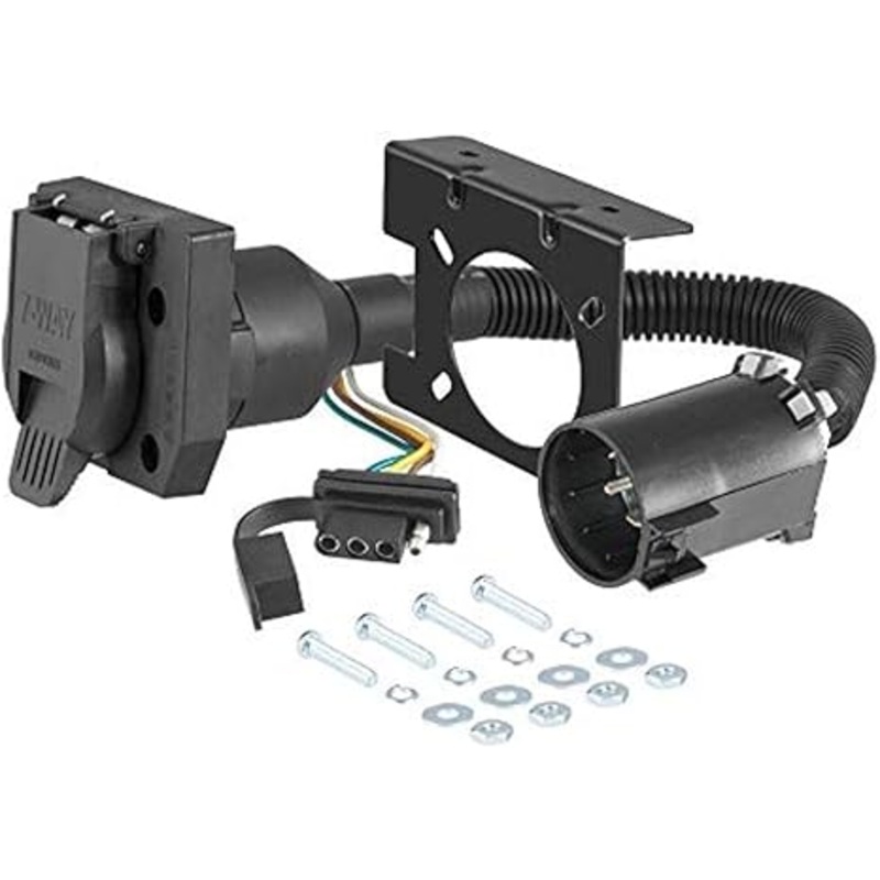 55774 Dual-Output Vehicle-Side 7-Pin, 4-Pin Connectors, Factory Tow Package and USCAR Socket Required