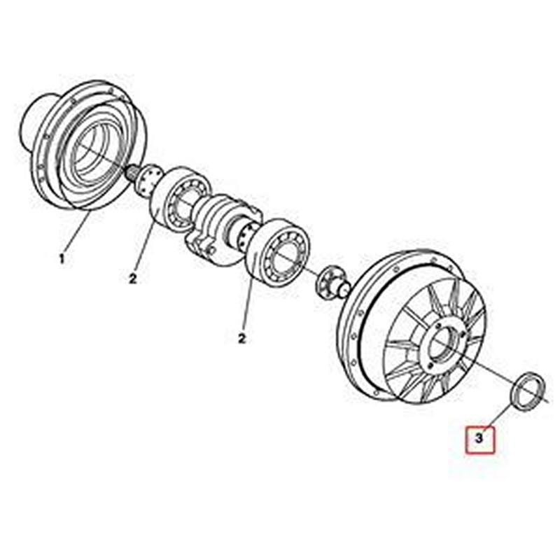 Seal Ring 4700900782 for Dynapac Vibratory Roller CA2500D CA252 CA3500D CA362D CA251D CA260D CA2500PD CA250D