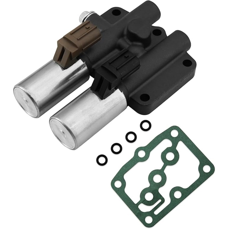 28250-P6H-024 Transmission Dual Linear Shift Solenoid with Gasket Compatible with Honda Acura Accord Odyssey Pilot Prelude