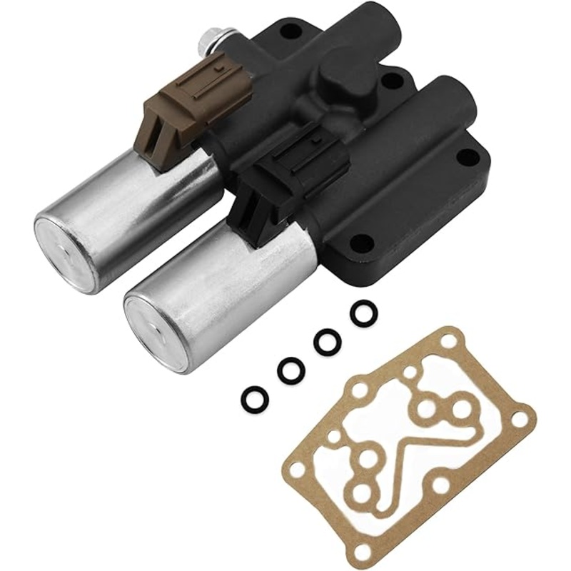 28260-RG5-004 Transmission Dual Linear Shift Solenoid with Gasket Compatible with 2012-2013 Honda Civic Compatible with 2009-2013 Honda
