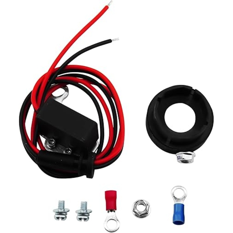 Ignition Conversion Kit 1281 Compatible with Ford Mercury Lincoln 8 Cylinder 1957-1974 Replace For Pertronix Electronic Ignition