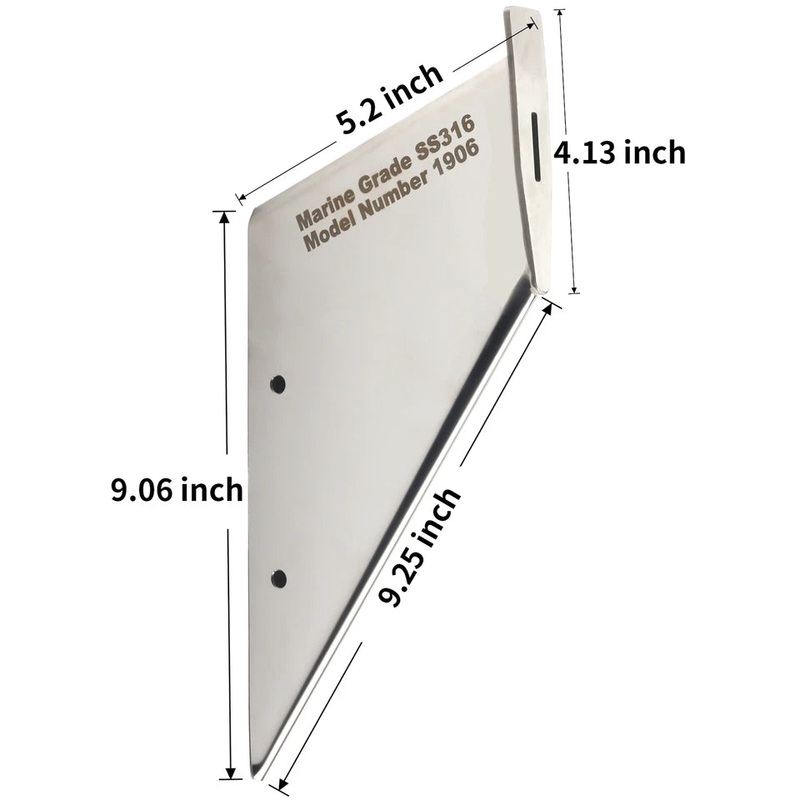Skeg Guard Skeg Protector 27071 For FORCE 70-90hp 2 stroke by Mercury 1998-2002