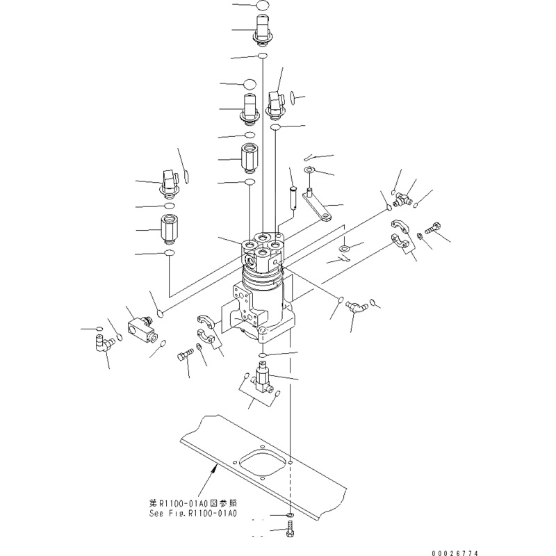 703-08-33642 Center Swivel Joint repair kit for PC 400-7 Komatsu
