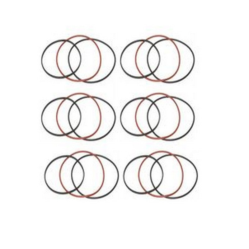 Cylinder Liner Choke Ring Kit AR65507 for Hitachi Loader LX100-2 LX100-5 LX120-5 LX120-3 LX230-5