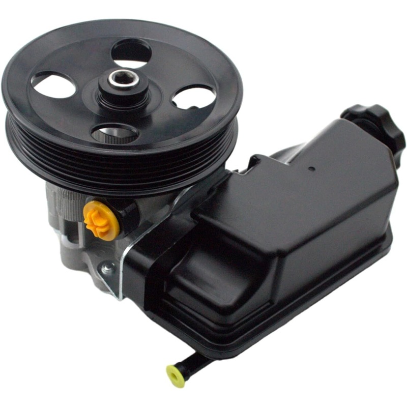 Power Steering Pump w/ Reservoir & Pulley 52855186AD 52855186AE for Dodge Dakota 2007 V8 4.7L