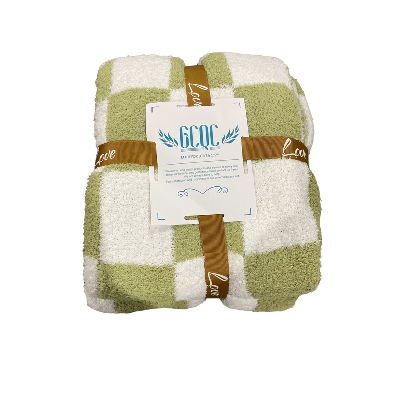 GCQC, Checkered, Throw, Blanket