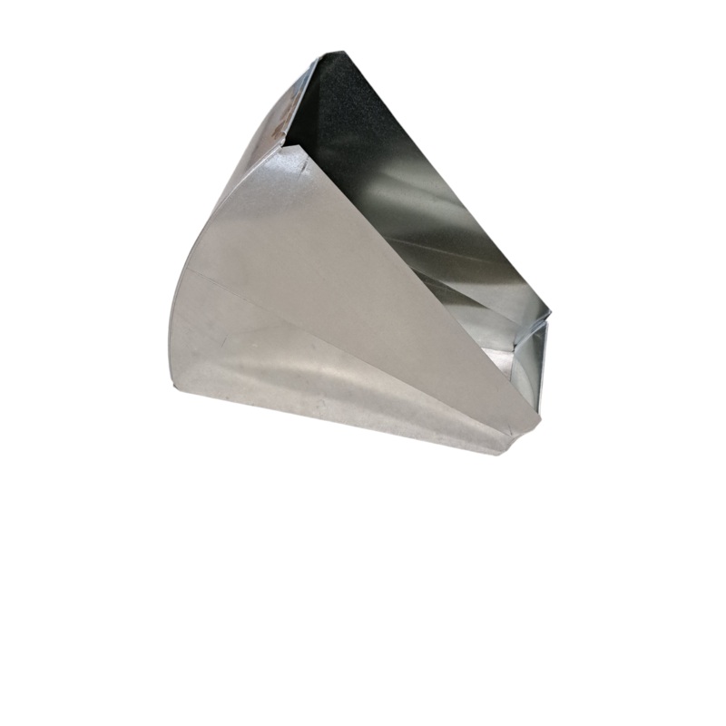 HCP, 00124106, 24 x 10, 45, Flat Angle, Elbow Duct Fitting, 2 Pack