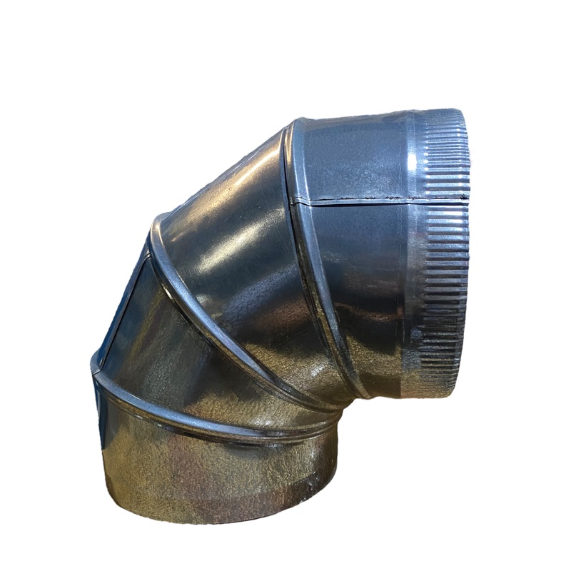 HCP, 15007000, 7, 90 Adjustable Round Duct Elbow – 25 Pack