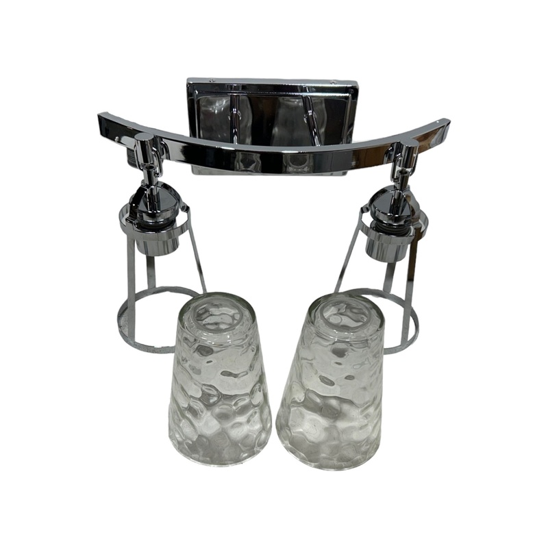Savoy House, 8-560-2-11, Albany 2 Light 16 inch Polished Chrome Vanity Light Wall Light