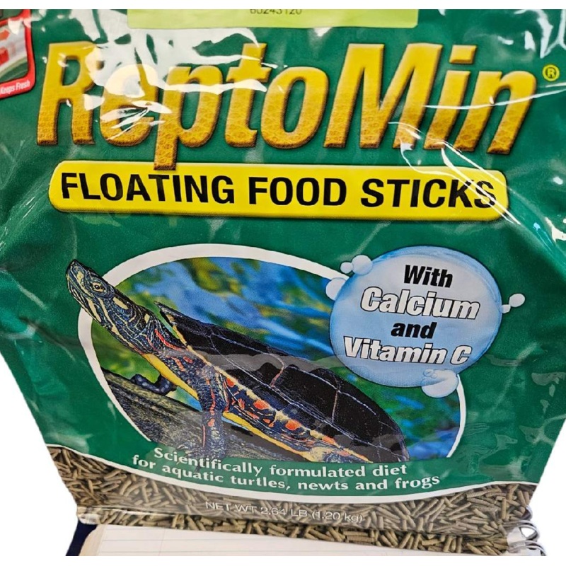Tetra ReptoMin Floating Food Sticks for Turtles, Newts, and Frogs 2.64 Lb