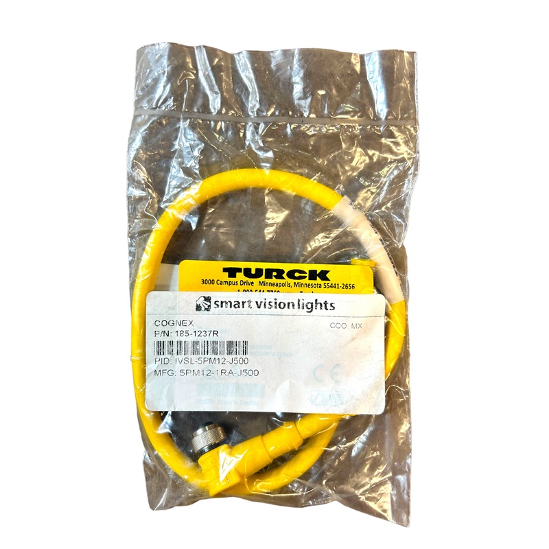 TURCK, 5PM12-1RAJ500, Right Angle, Jumper Cable