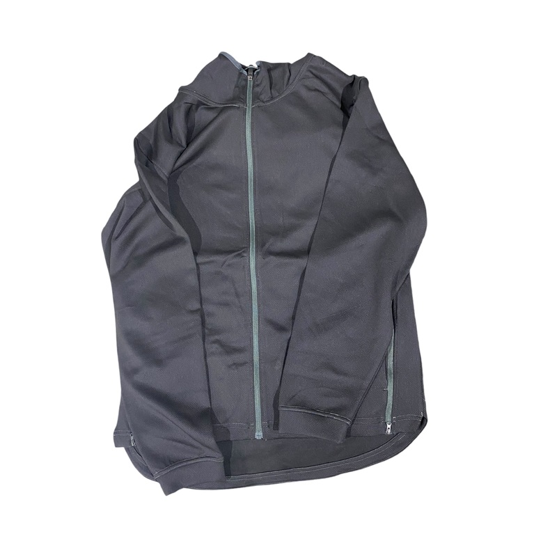 X GRAIN, XGS9, FULL ZIP, UNISEX, HOODED, JACKET BLACK