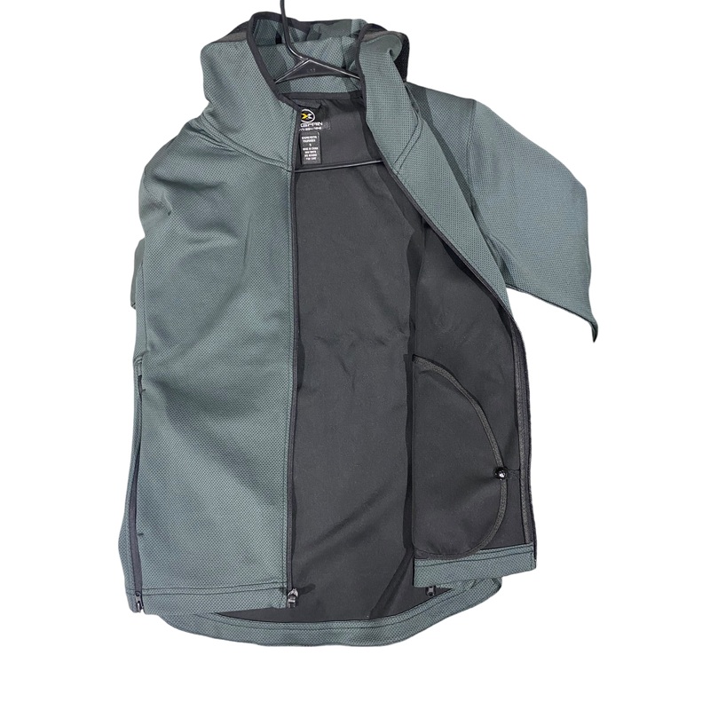 X GRAIN, XGS9, FULL ZIP, UNISEX, HOODED, JACKET, GREY