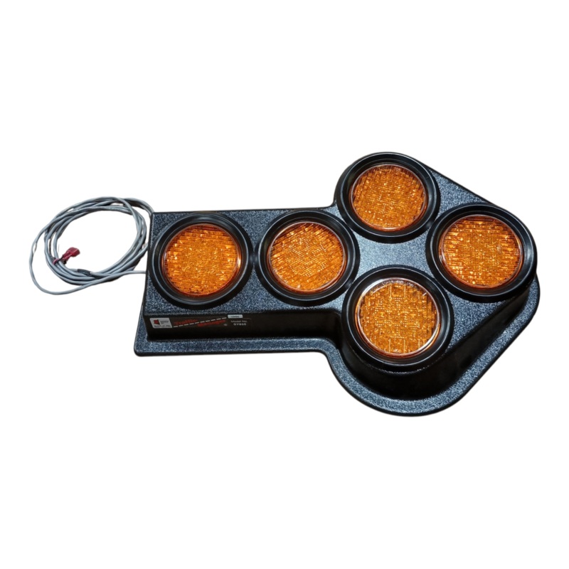 TotalSource SY855R-LED 12V Amber Right Arrow LED Light  Compatible Replacement for Taylor-Dunn 7930315