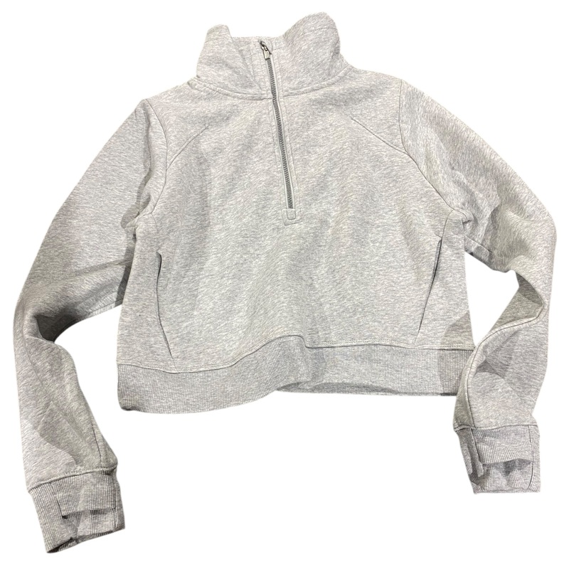 Women’s, All In Motion, Fleece, Half Zip, Pullover, Sweatshirt, Heathered Gray