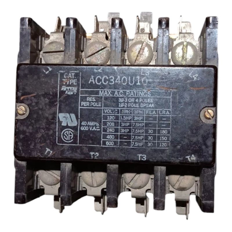 Arrow Hart, ACC340U10, Magnetic Contactor