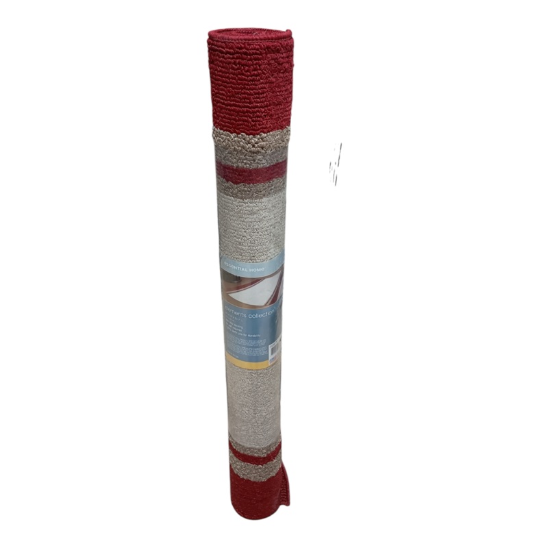 Essential Home, Red, Nueva, Stripe, Rug, 40 x 60