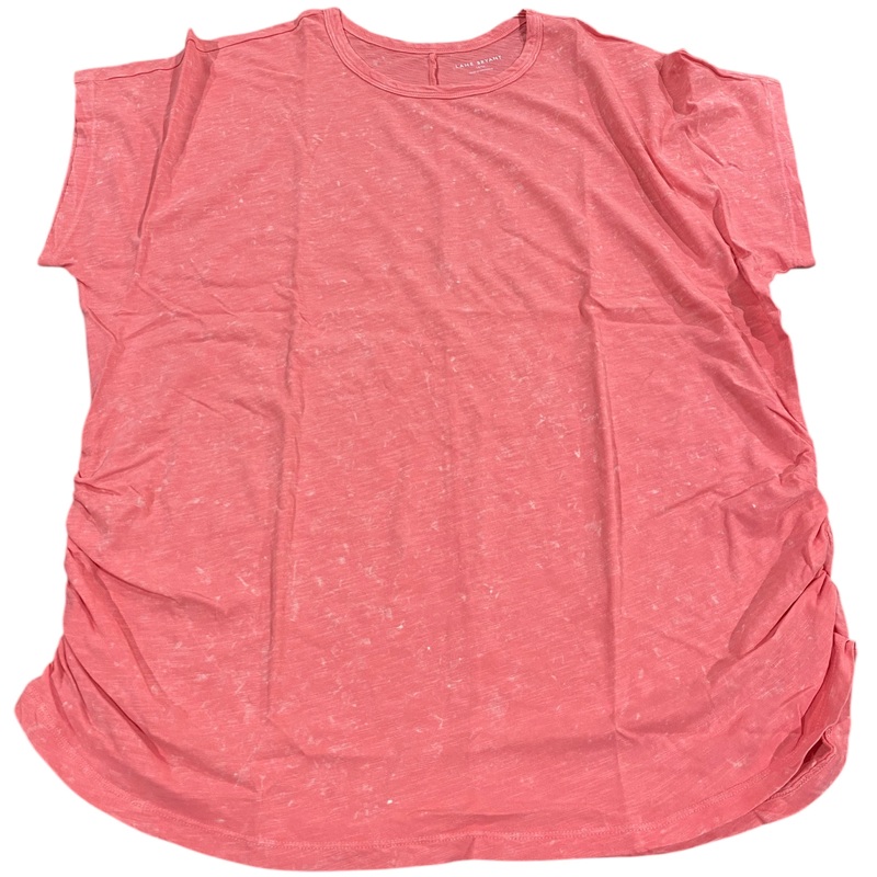 Lane Bryant, Women’s, Dolman, Side-Ruched, Tee, Paradise Pink