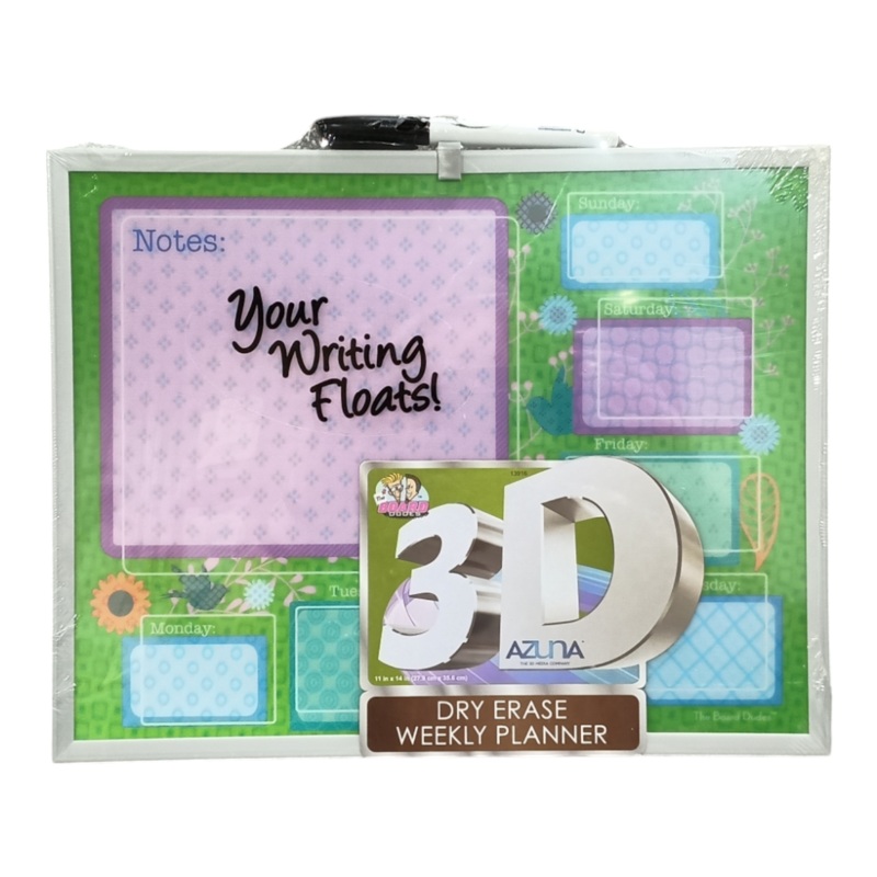 The Board Dudes, Mega, 3D, Dry, Erase, Weekly, Planner
