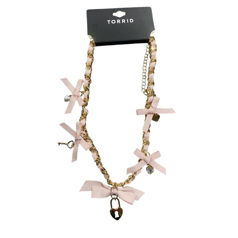 Torrid, Bow, Necklace, Gold