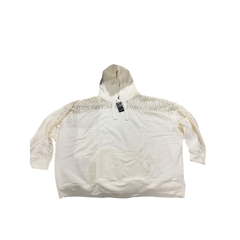 Torrid, Women’s, Relaxed, Pullover, Hoodie, Whisper White, 3XL