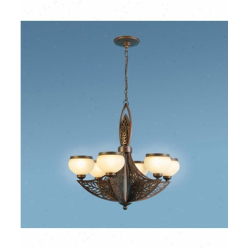 Authenticity Lighting 10-0072-06-21 Palmetto 31 Inch Chandelier