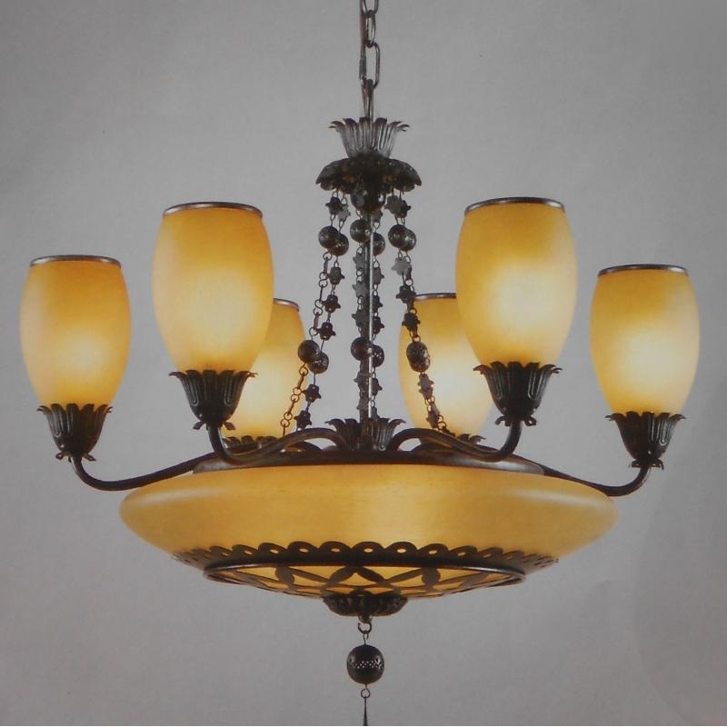 Authenticity Lighting 10-0073-09-22 Mezza Notte 29 Inch Chandelier