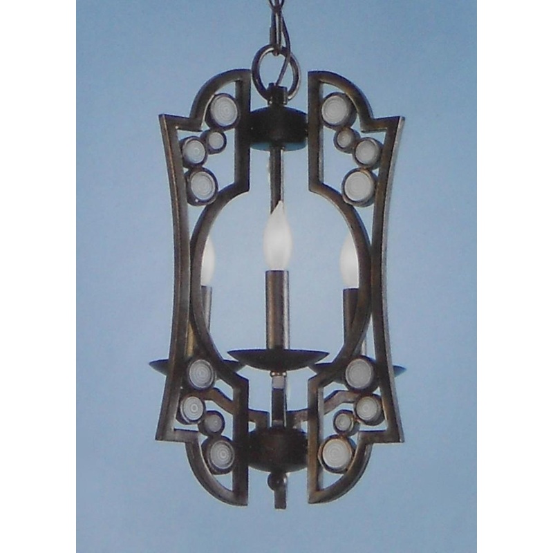 Authenticity Lighting 15-0012-03-19 Celestial 11 Inch Foyer Pendant