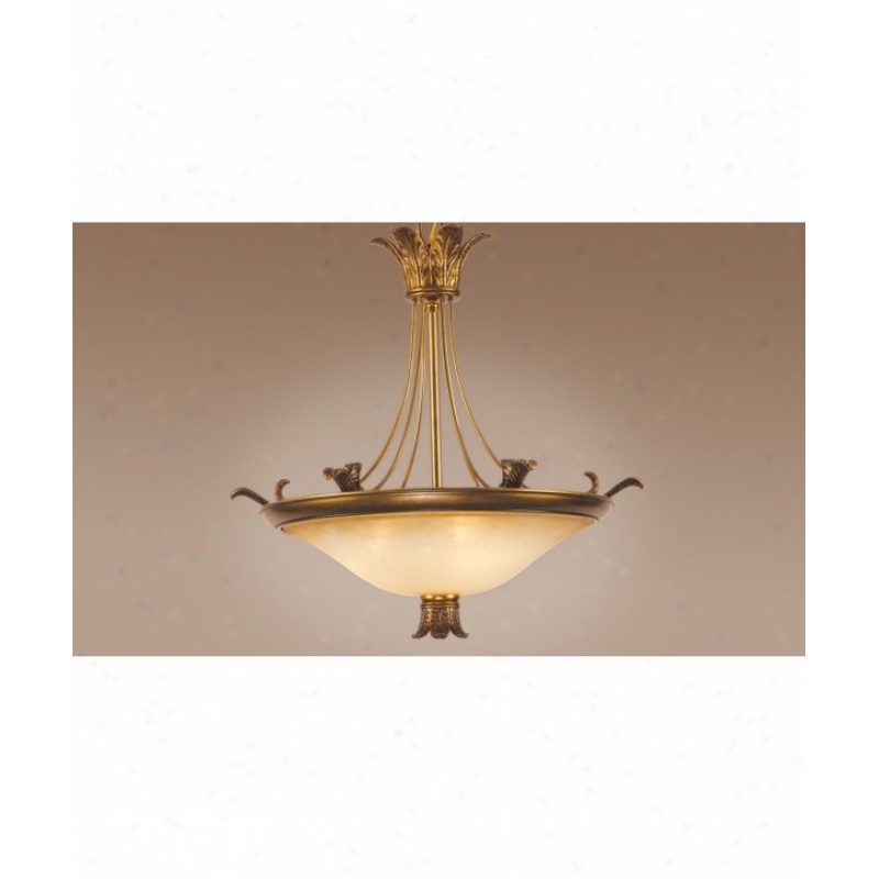 Authenticity – Marbella Gold – Three Light Gold Up Chandelier 10-0027-03-03