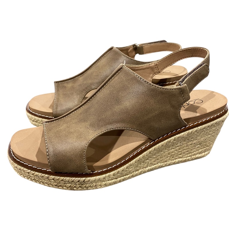 Corky’s, K Bye, Wedge, Sandal, Tan
