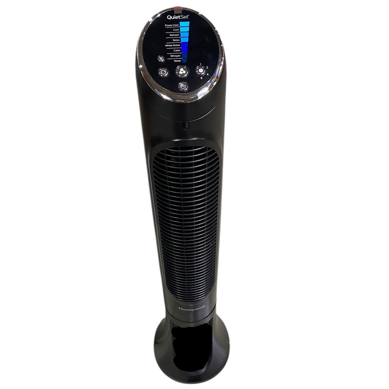 Honeywell, QuietSet, Oscillating, Whole, Room, Tower, Fan, Black, HYF290B