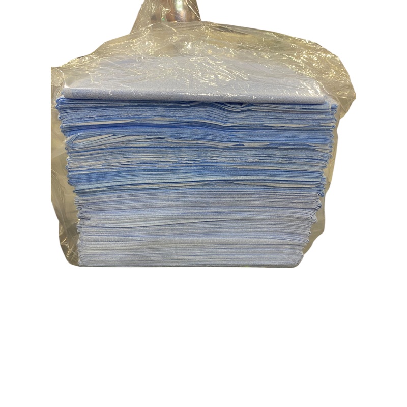 Medline, Disposable, Tissue, Poly, Flat, Stretcher, Sheets, 40 x 90, Blue, Pack of 50