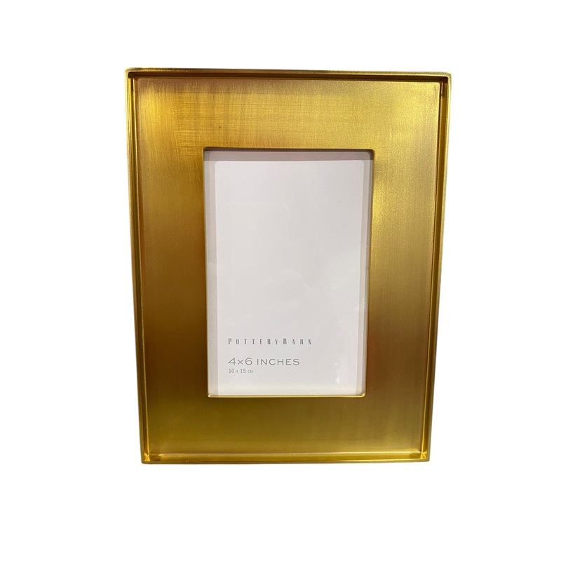 Pottery Barn, Engravable, Brass, Stowe, Photo, Frame, 4×6 in