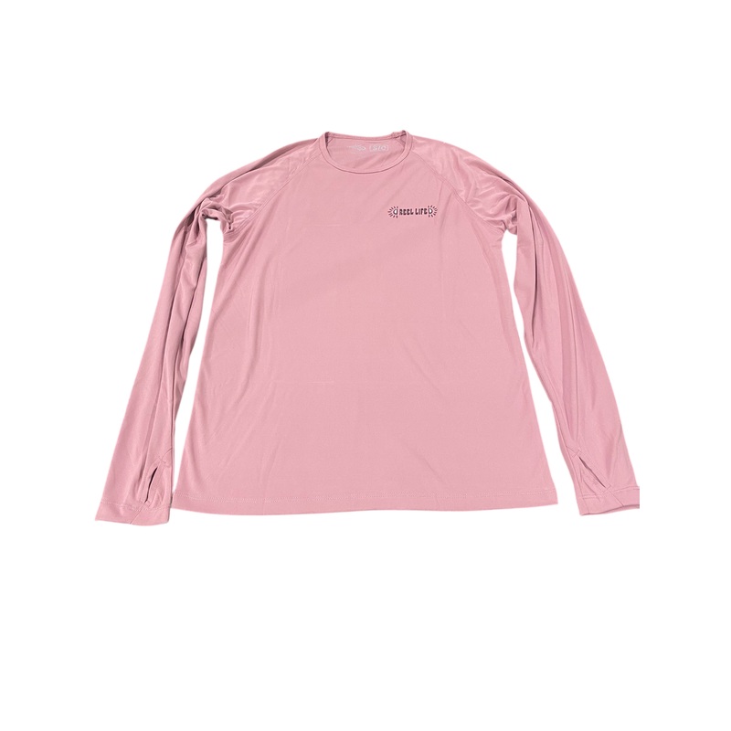 Reel Life, Women’s, Long Sleeve, UV, T-Shirt, Pink