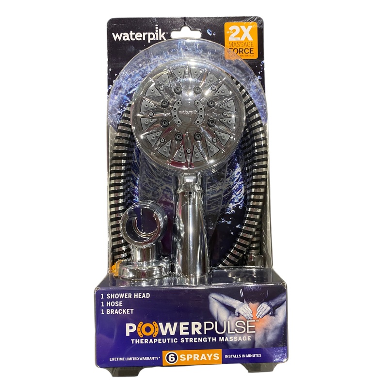 Waterpik, 6-Mode, Powerpulse, Massage, Hand Held, Shower Head, Chrome, XSS-643E