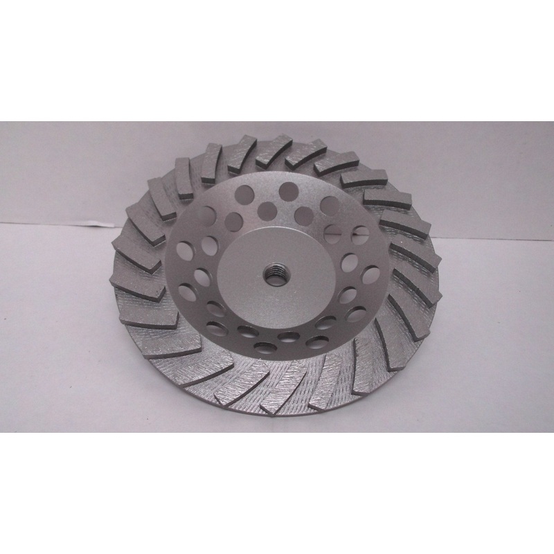 Concord Blades GCL070FHP 7 Inch Swirl Turbo Segmented Cup Wheel with 5/8-Inch 11mm Thread
