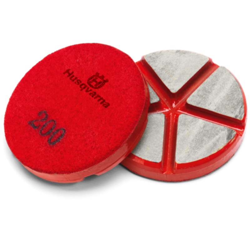 husqvarna CP 1244  3 Polishing Pads  200 GRIT
