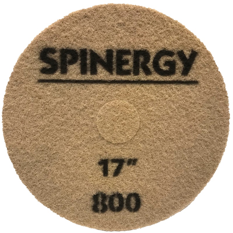 Hydro-Force, Stone Polishing Pad, Spinergy, Red, 800 Grit, 17 1652-2233