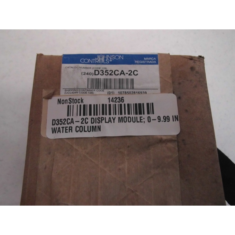 Johnson Controls Pressure Display Module D352CA-2C