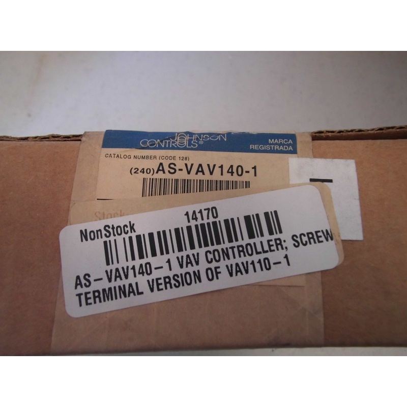 Johnson Controls Variable Air Volume Box Controller AS-VAV140-1