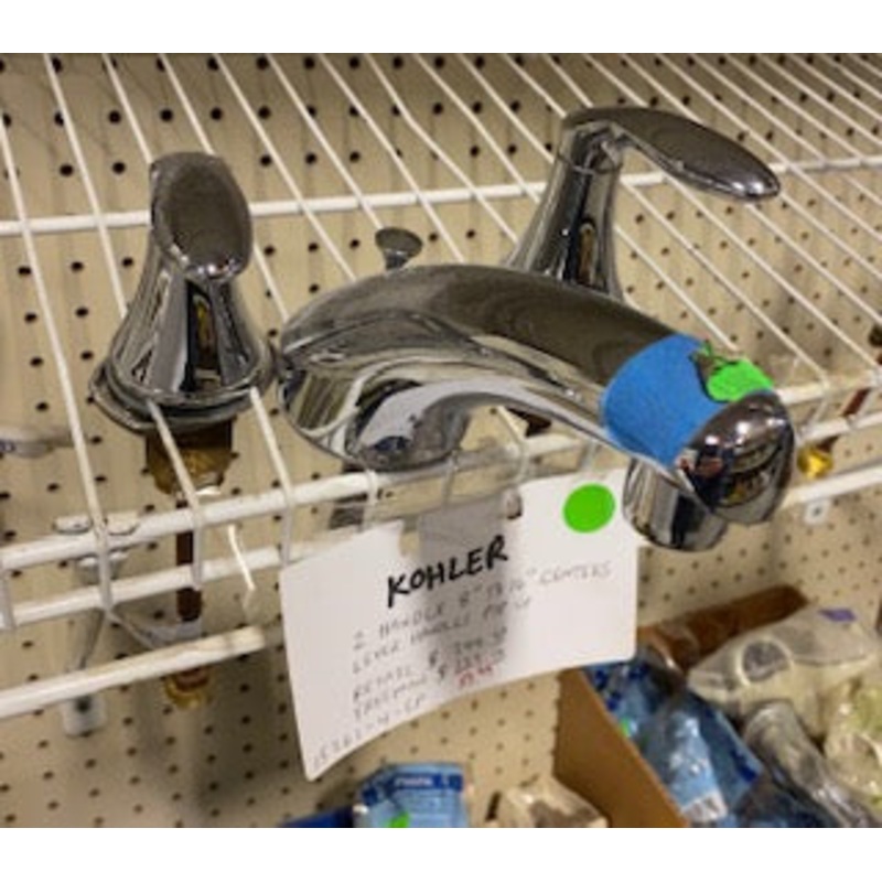 KOHLER K-15261-4-CP Coralais Widespread Lavatory Faucet, Polished Chrome