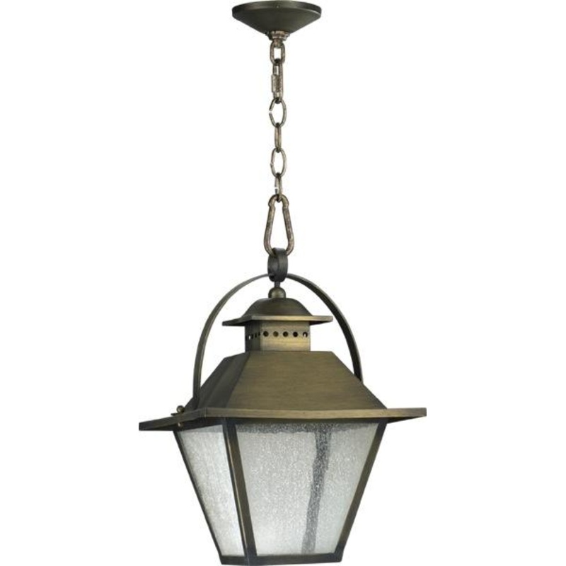 Quorum 7301-11-39 – One Light Bronze Patina Hanging Lantern