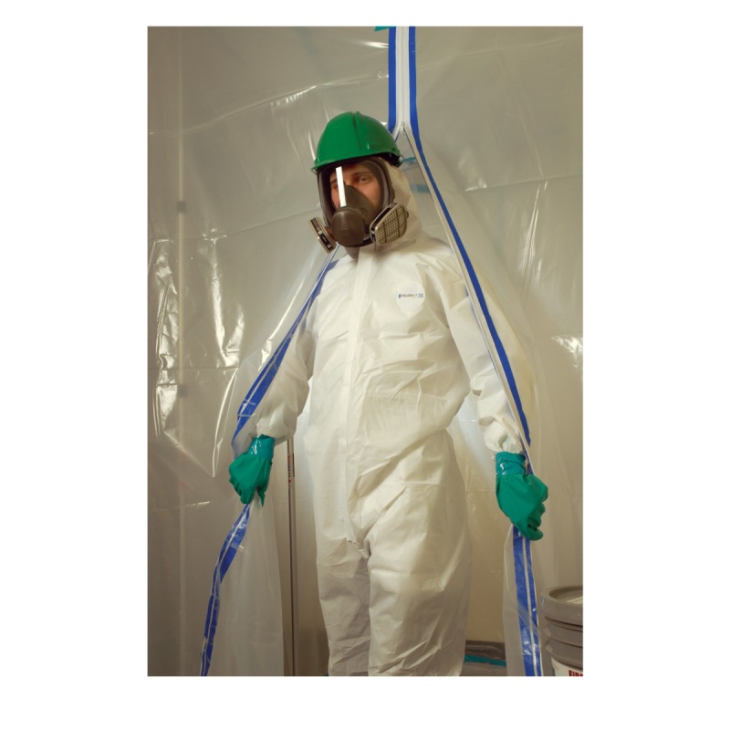 Shieldtech, Coverall, Liquid/Particulate, Hood/Boot & Elastic Wrists, 25/Case, 3XL 53055