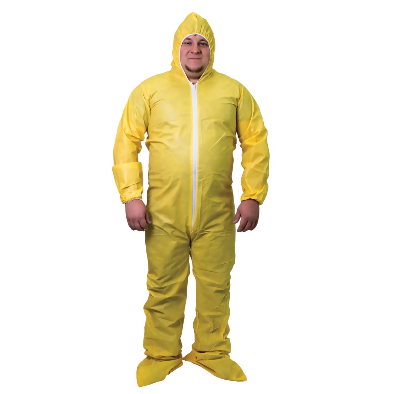 Shieldtech, Coverall, Serged Seam, Hood/Boots, 25/Case, 3XL 53079