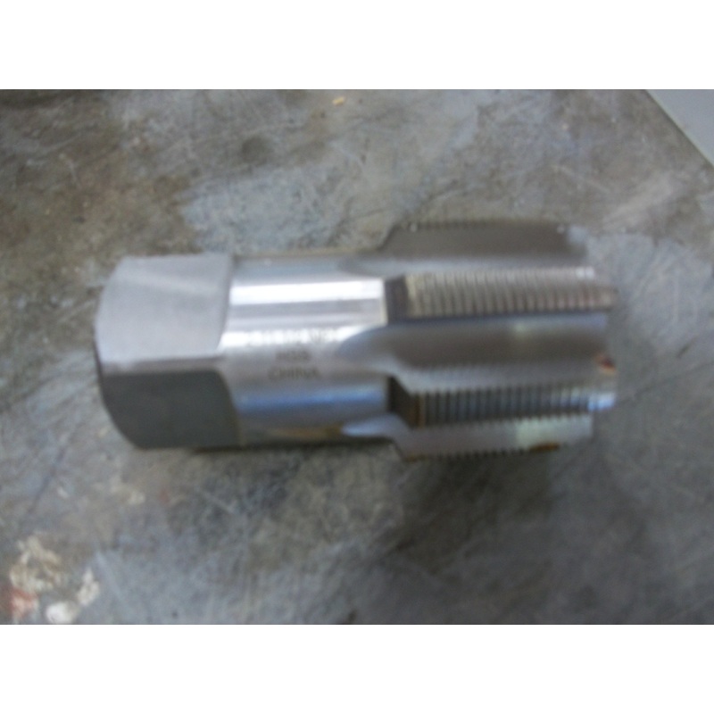 TTC 12-901-010 – 2-11-1/2 SIZE BRIGHT, STRAIGHT FLUTE, HIGH SPEED STEEL PIPE TAP
