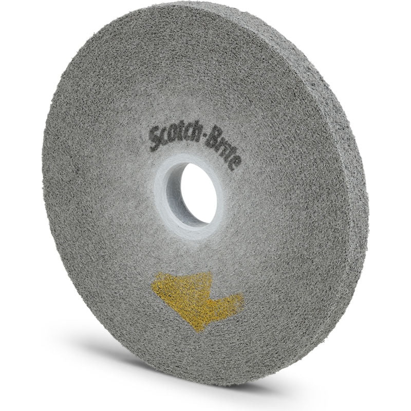 (3 Pack) 3M 33185 SILICON CARBIDE ABRASIVE MATERIAL, 6 WHEEL DIAMETER, 1 HOLE THREAD SIZE BONDED DEBURRING CUT-OFF WHEEL