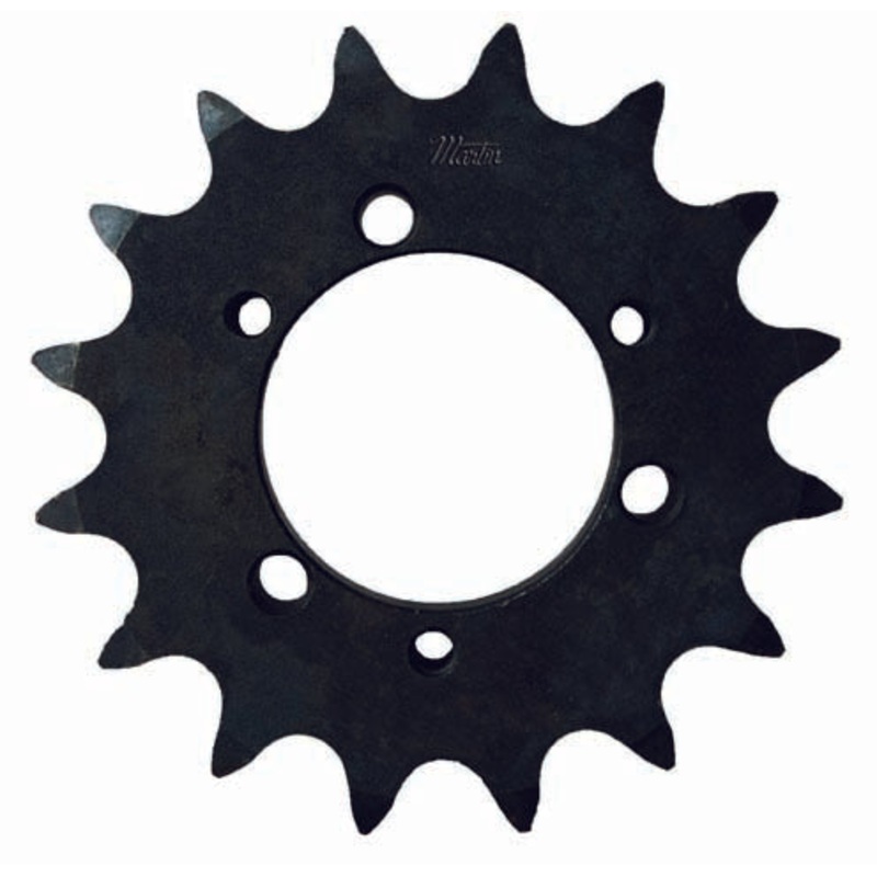 Martin 60SDS18H Saber Tooth Bushing Bore Roller Chain Sprocket – QD, 60 / 3/4 in, 18 Teeth, SDS Bushing, Steel Material